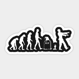 Halloween: Zombie Evolution Sticker